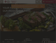 Tablet Screenshot of pinewood-hotel.co.uk